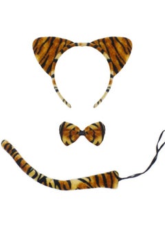 Mordely Cat Ear Headband Accessory Set with Adjustable Tail & Bow Tie - 3-Piece Costume Kit for Women, Girls | Cosplay Essentials, Themed Party Wear, Everyday Fashion Hairbands  - Image 1