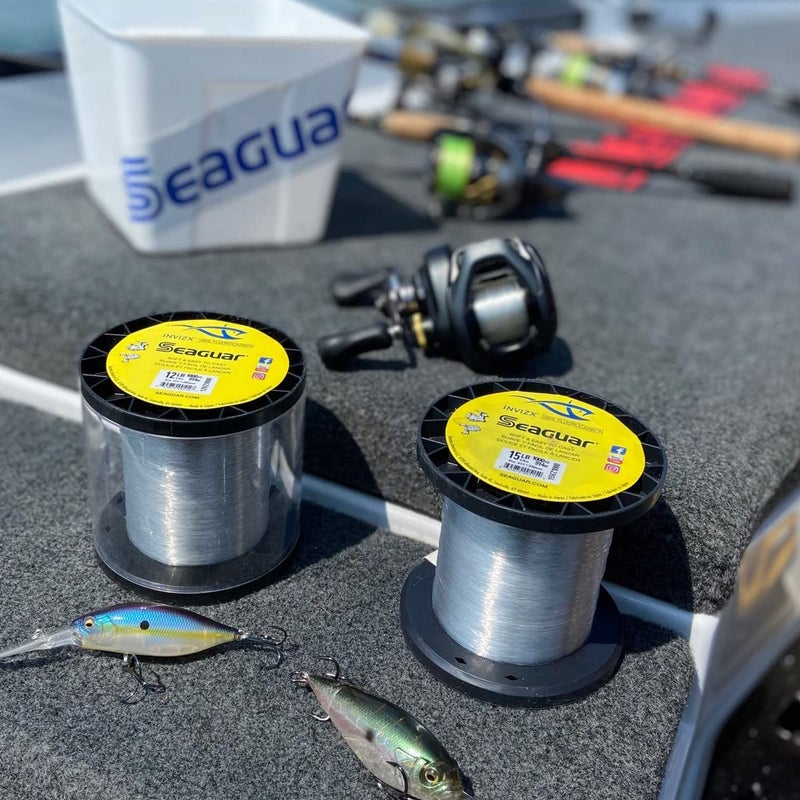 Seaguar Invizx Freshwater 100% Fluorocarbon Fishing Line 8lbs, 200yds Break Strength/Length, clear - 08VZ200 - Image 5