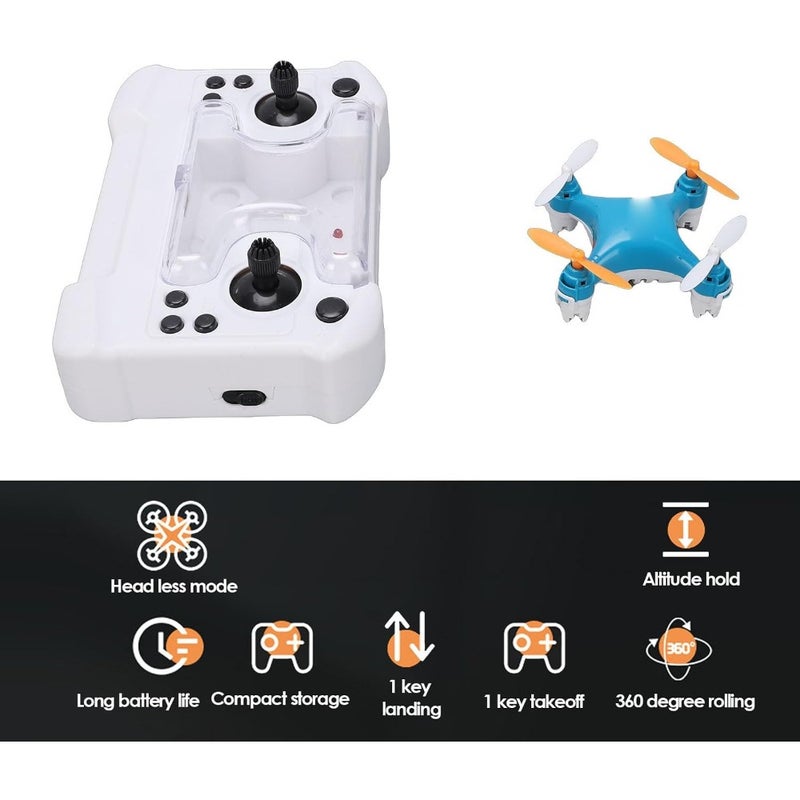 Mini Drone RC Quadcopter With LED Lights and Safety Frame - Image 3