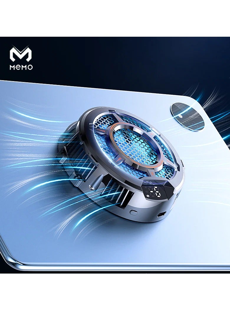 Memo CX05 Tablet Magnetic Gaming Cooler Tablet IPad Radiator Mute And Maximum Cooling Fan Temperature Display - Image 2