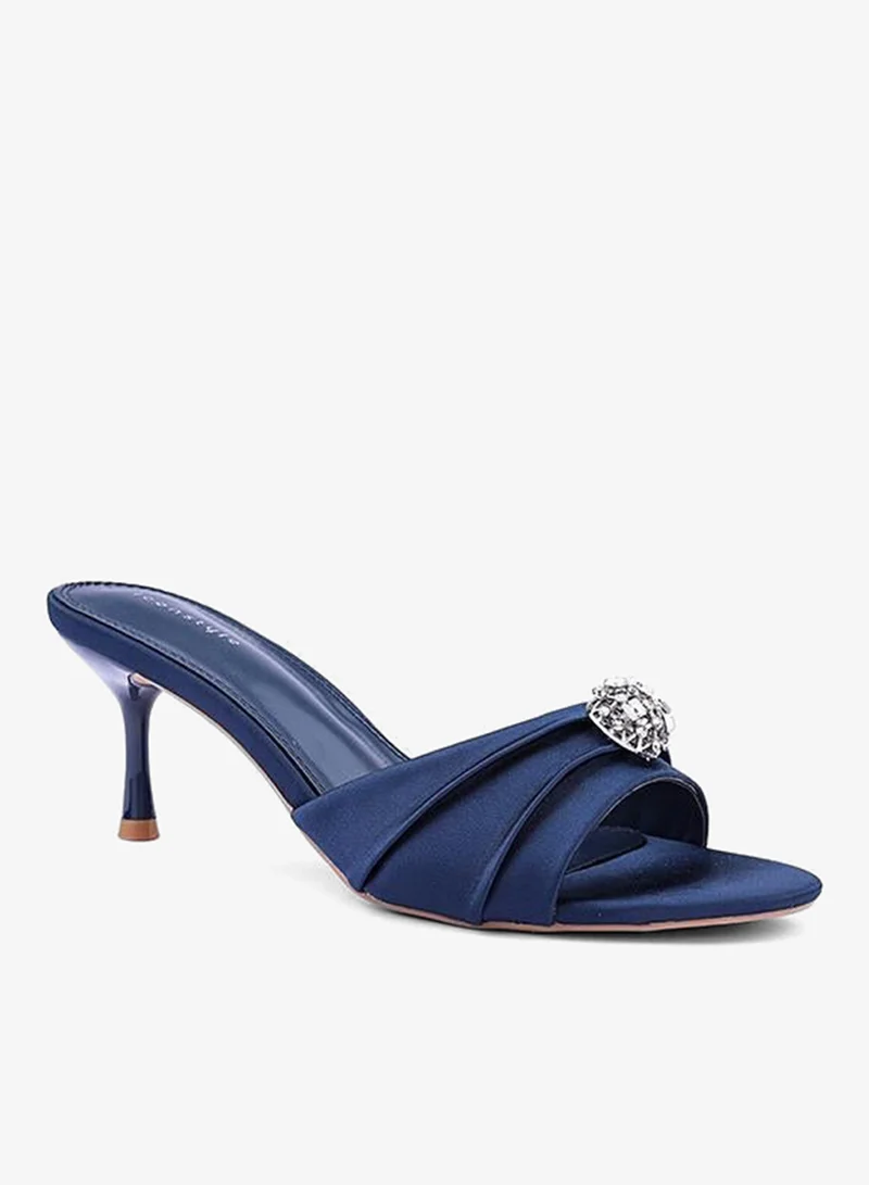 IconStyle Embellished Strappy Heeled Mules
