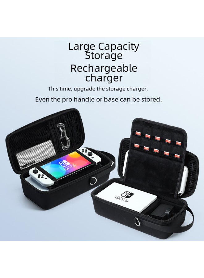 Digital Computer/other Game Console Accessories - Other Game Console Accessories-Product Color:Switch Storage Bag [blue Powder Gradient★Can Be Installed Charger + Base] Built-in Bracket - Image 3
