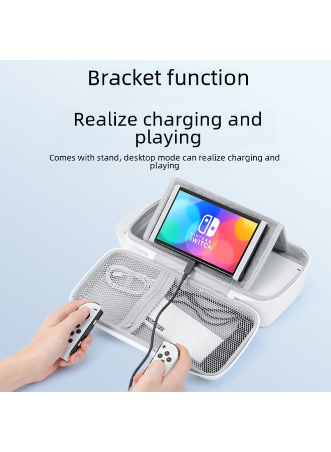 Digital Computer/other Game Console Accessories - Other Game Console Accessories-Product Color:Switch Storage Bag [blue Powder Gradient★Can Be Installed Charger + Base] Built-in Bracket - Image 4