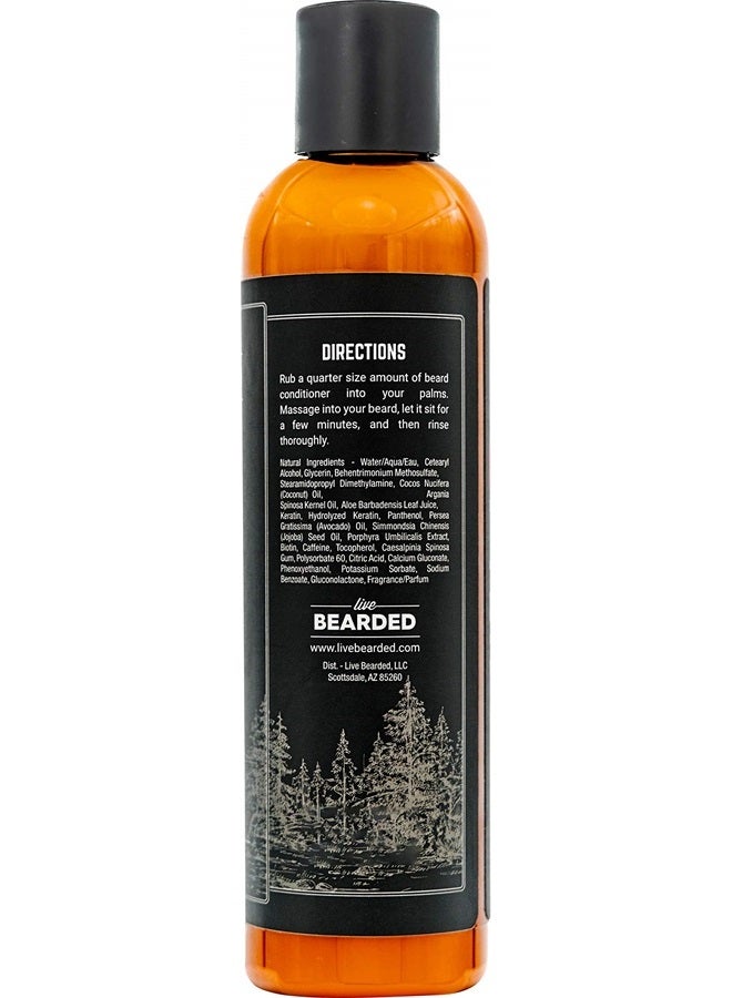 Live Bearded : Beard Conditioner - Tombstone - Facial Hair Conditioner - 8 oz. - Strengthens and Softens - All-Natural Ingredients with Biotin, Coconut Oil, Argan Oil, and Caffeine - Made in the USA - Image 2