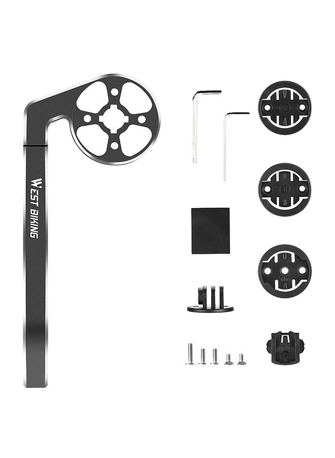 WEST BIKING Bicycle Handlebar CycleComputer Holder Extender Road Bike Handle Extension Rod Base Bike Mileometer Light Camera Bracket Adapter  - Image 1