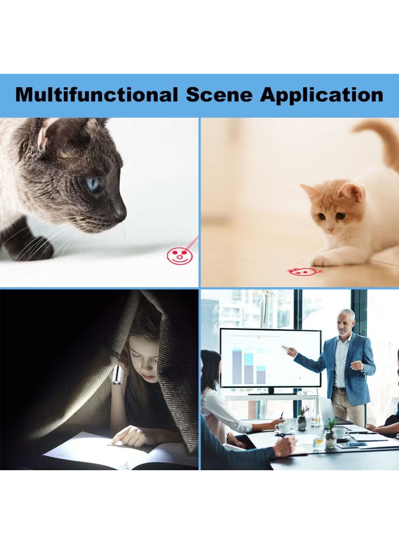 TNGames Multifunctional LED Laser Pen – UV Cat Ringworm Detection / Laser Cat Toy / Bright Flashlight 3-in-1 Rechargeable Portable Pen (For Pets + Office + Outdoor Use) - Image 5