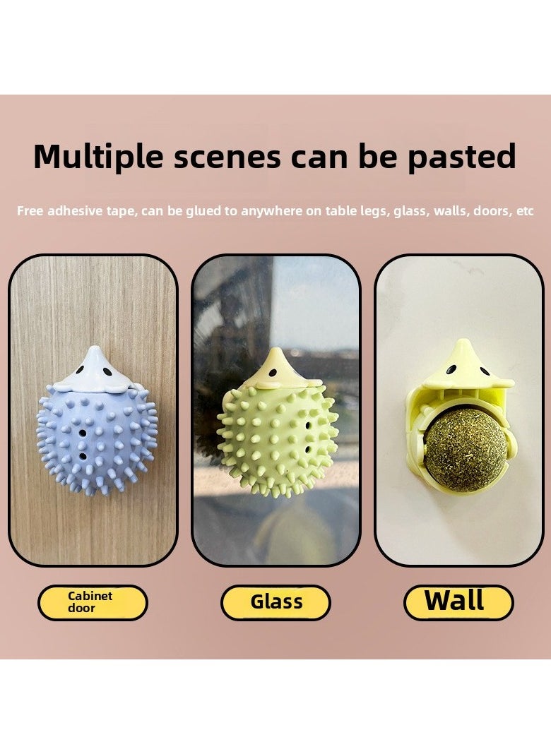 Hot - selling Recommendation! Pet Catnip Ball Hedgehog - shaped Itch - scratching Device - Abrasion - resistant and Chew - resistant, a Must - have for Cats' Self - entertainment and Boredom - relief