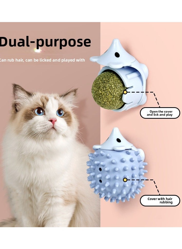 Hot - selling Recommendation! Pet Catnip Ball Hedgehog - shaped Itch - scratching Device - Abrasion - resistant and Chew - resistant, a Must - have for Cats' Self - entertainment and Boredom - relief
