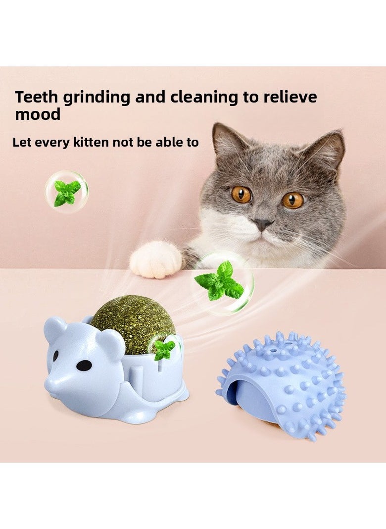 Hot - selling Recommendation! Pet Catnip Ball Hedgehog - shaped Itch - scratching Device - Abrasion - resistant and Chew - resistant, a Must - have for Cats' Self - entertainment and Boredom - relief