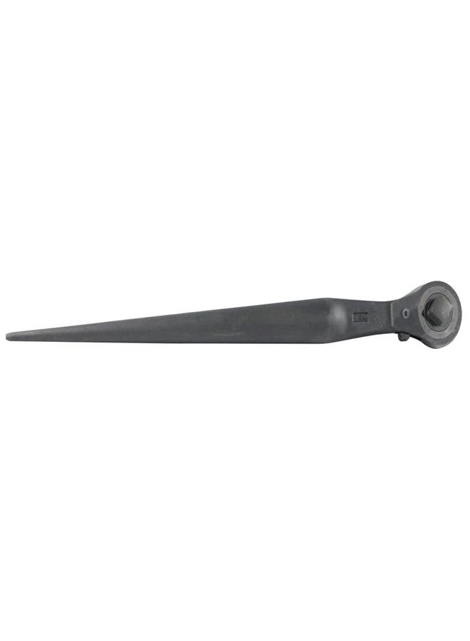 Klein Tools 3238 Ratcheting Wrench, Construction Spud Wrench, 1/2-Inch Drive, Forged From Alloy Steel, Corrosion Resistant Black Finish, 15-Inch - Image 4