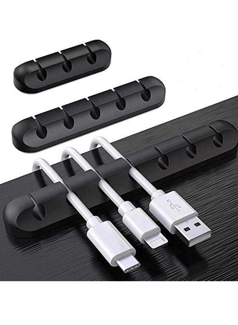 Celerity 3 Pack Cable Management Clips For Desktop Cord Organizer Cable Clip Holder For Ti Wire Organiser In Home And Office Mobile Laptop Charger Tv Usb Extensions Cables Power Cords - Image 1