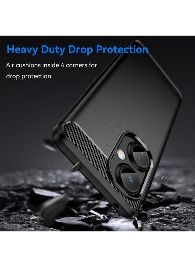 اس-توب جراب لهاتف OnePlus Nord CE 3 مصنوع من ألياف الكربون المصقولة TPU - Image 3