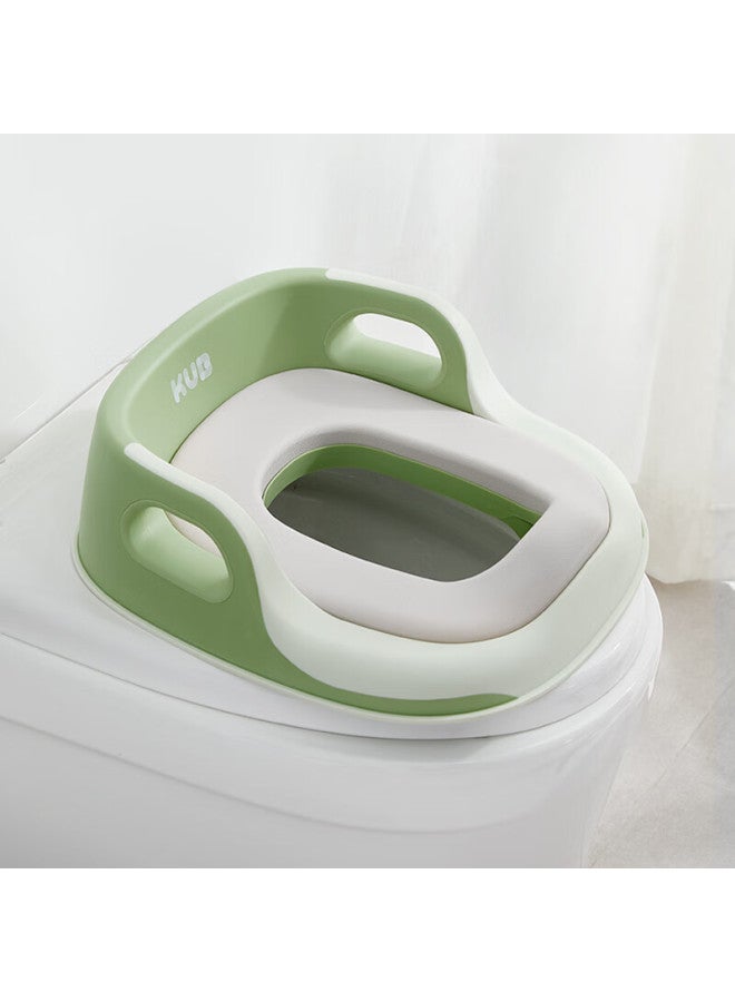 Kub Children's Toilet Seat, Baby Toilet Ring, Boys And Girls Toilet Seat, Infant Toilet Aid, Pu Soft Cushion - Image 5