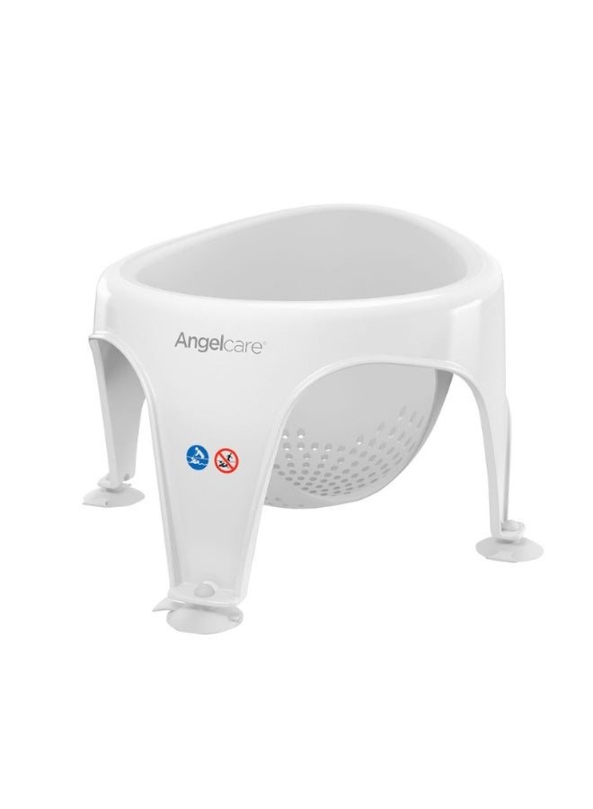Angelcare Ergonomic Bath Ring For Large Bath Or Shower, Light Aqua, Pleasantly Soft Seat - Image 1