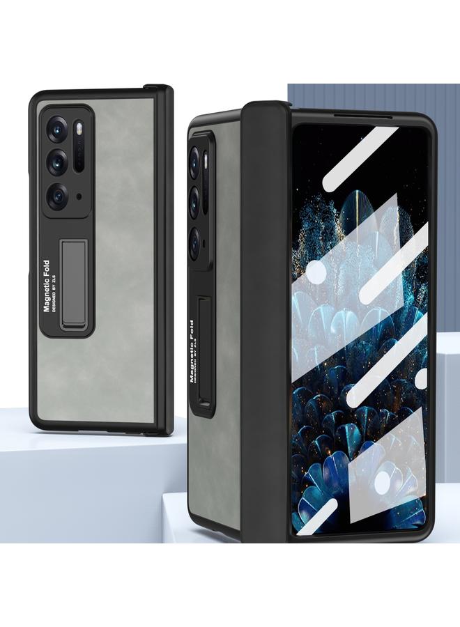 اس-توب جراب لهاتف OPPO Find N جراب هاتف متكامل من نسيج نابا - Image 2