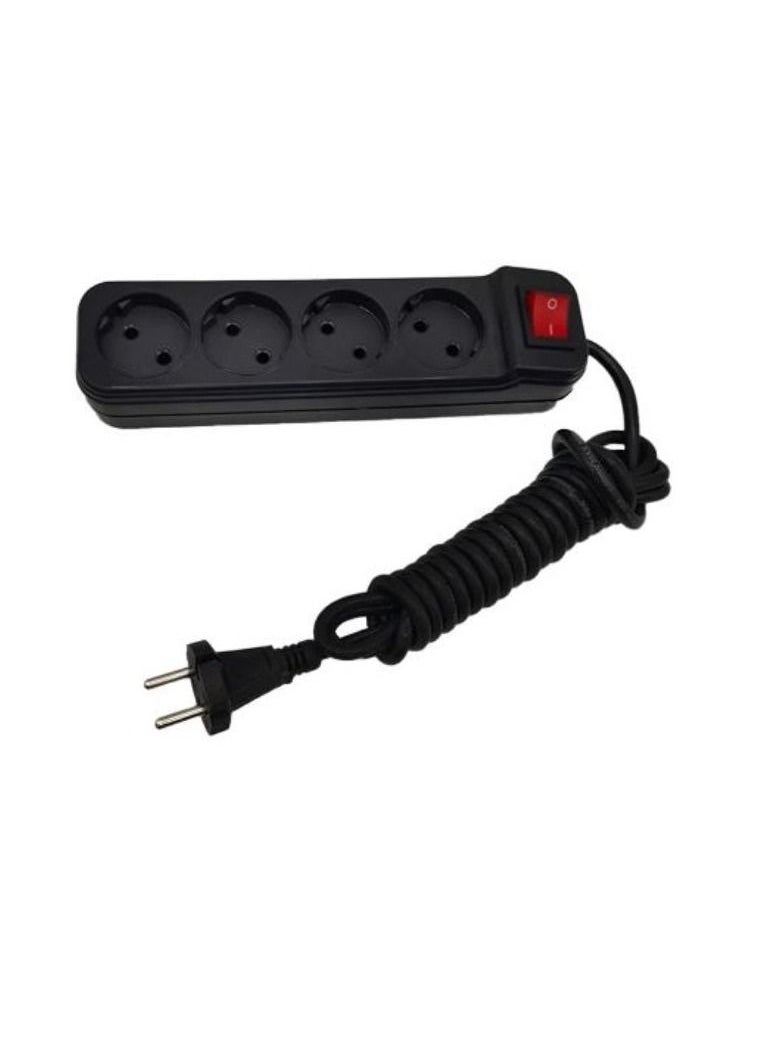Zero Zero ZR-20 4Port Power Strip 3m Black  - Image 2