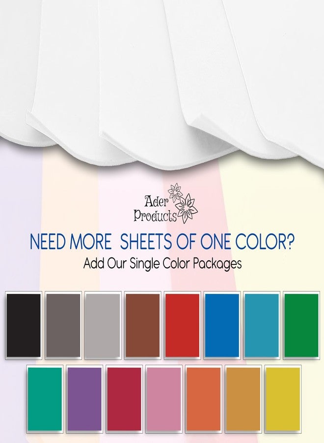 Ader Products White EVA Foam Sheets for Crafts, 15 Pack, 9 x 12 Inch, 2mm Thickness – Ideal for DIY Arts and Crafts, Foam Paper for Kids, Cosplay and Costumes15 Pack - Image 3