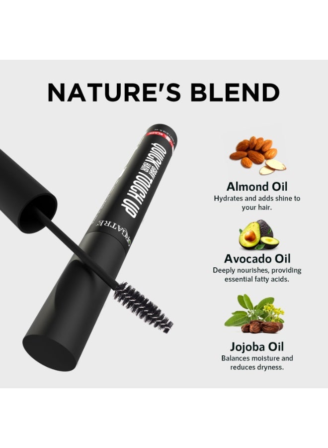 Orgatre Quick Gray Hair Touch Up Stick 4.5ml | Instant Gray Coverage for Men & Women | Semi Permanent | Black Color | Smudge-Proof & Long-Lasting | Ideal for All Hair Types | Enriched with Almond & Olive Oil (Pack of 2) - Image 3