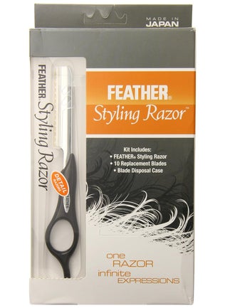 Feather Feather Detail Razor with Standart Kit Black 