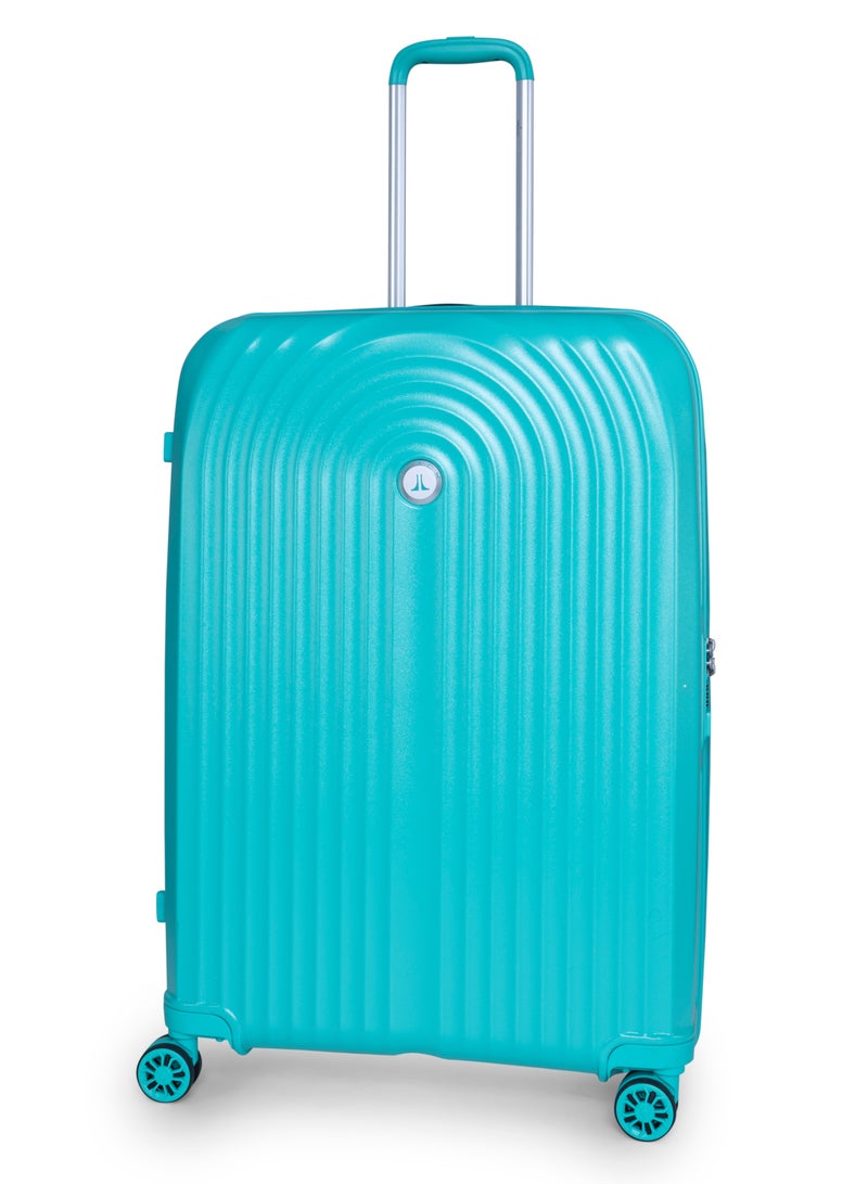 Track مجموعة حقائب السفر Track Alien Hardshell – حقيبة ABS متينة، خفيفة الوزن ومقاومة للصدمات، قفل آمن، قابلة للتوسيع، 4 عجلات دوارة مزدوجة، داخلية مبطنة بالكامل، حقيبة سفر للتسجيل وحقيبة يد - Image 2