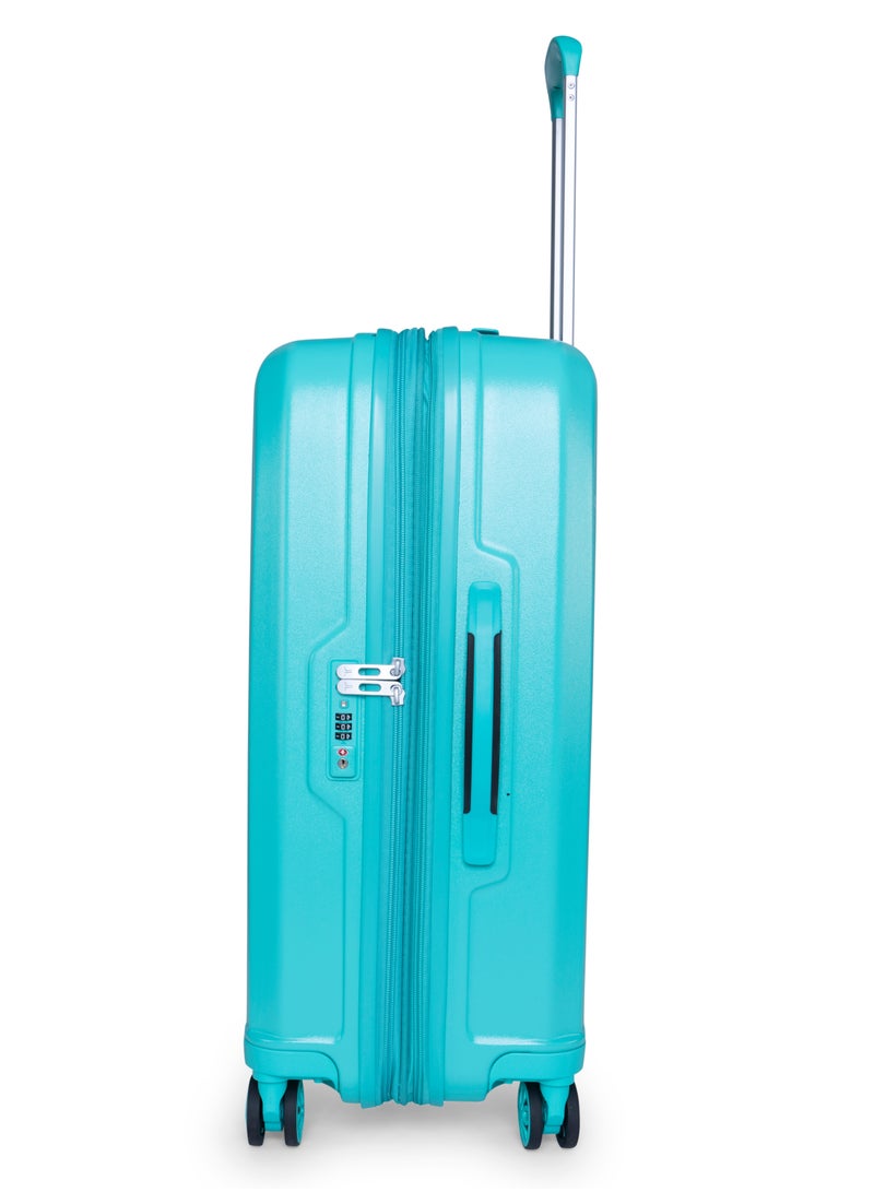 Track مجموعة حقائب السفر Track Alien Hardshell – حقيبة ABS متينة، خفيفة الوزن ومقاومة للصدمات، قفل آمن، قابلة للتوسيع، 4 عجلات دوارة مزدوجة، داخلية مبطنة بالكامل، حقيبة سفر للتسجيل وحقيبة يد - Image 3