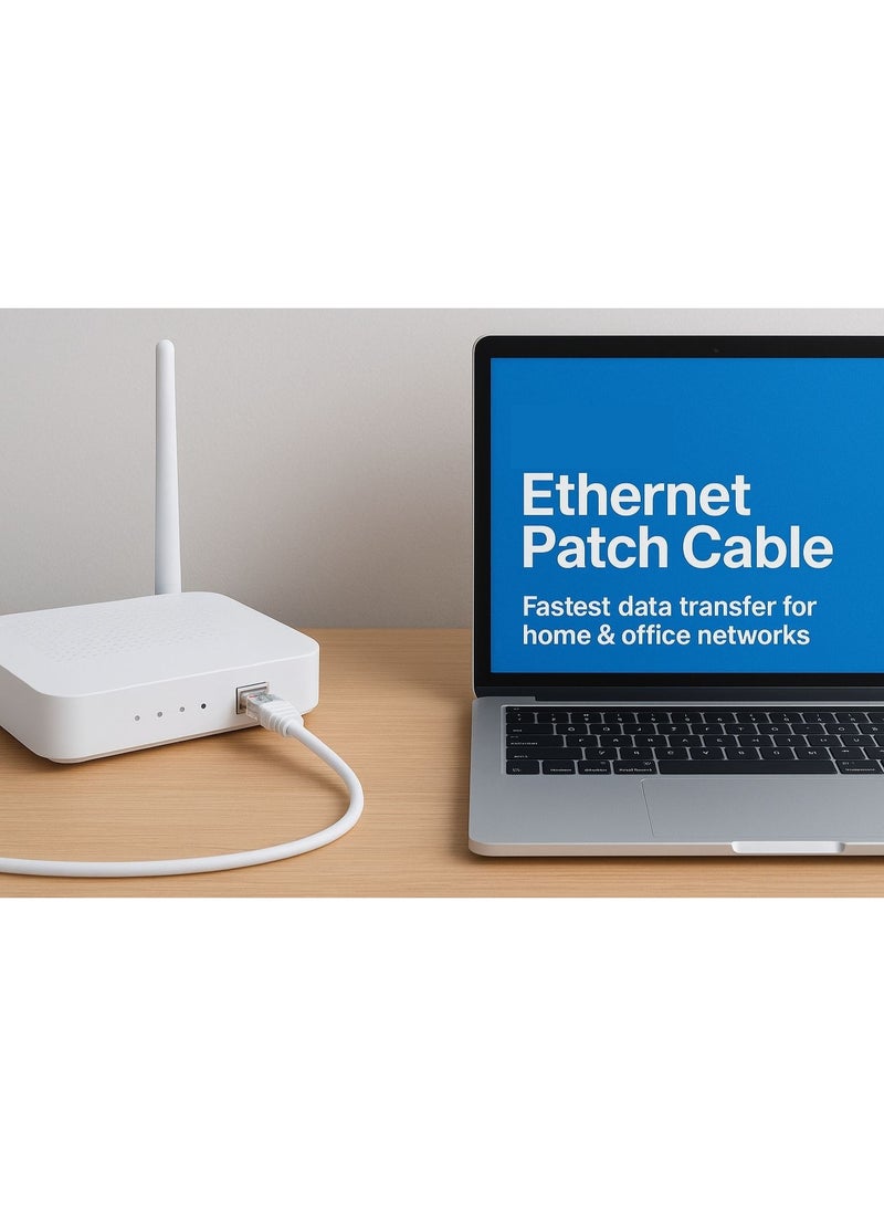 أدمين تيكنولوجي كابل كمبيوتر  ADMIN TECHNOLOGYمتعدد الاستخدامات USB VGA HDTV  بطول 15 متر – جودة عالية – لون ابيض - Image 4