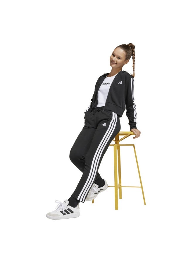 Adidas Jg 3S Ft Fz Cro Black Training Track Tops For Junior 7-8Y - Image 5