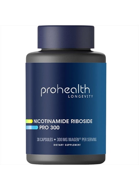 Nicotinamide Riboside Pro 300. 300mg Patented Niagen NR (The Active Ingredient in NMN) Plus 150mg TMG. Equivalent to 414mg of NMN. NAD Supplement Boosts NAD. Proven in 300 Studies. 30 svgs