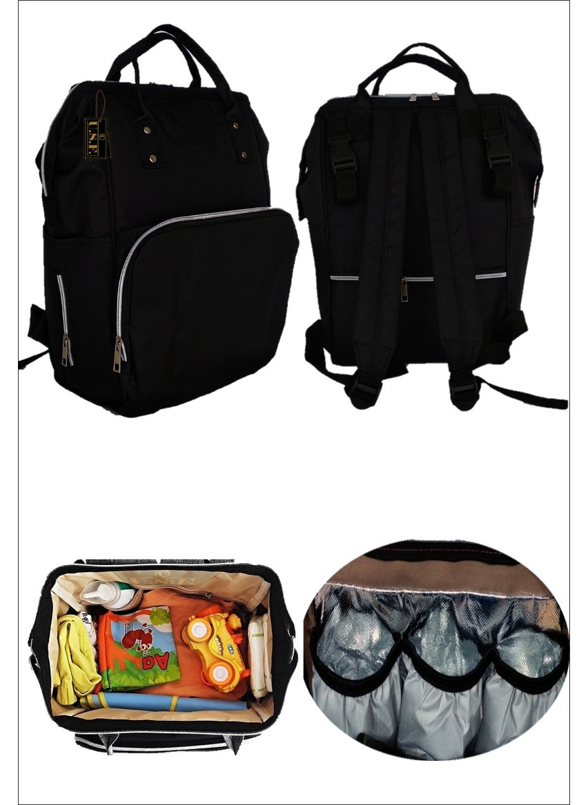 U.S.F Baby Care Bag Baby Carrier Kangaroo Luxury Baby Kangaroo Set of 2 Black  - Image 3