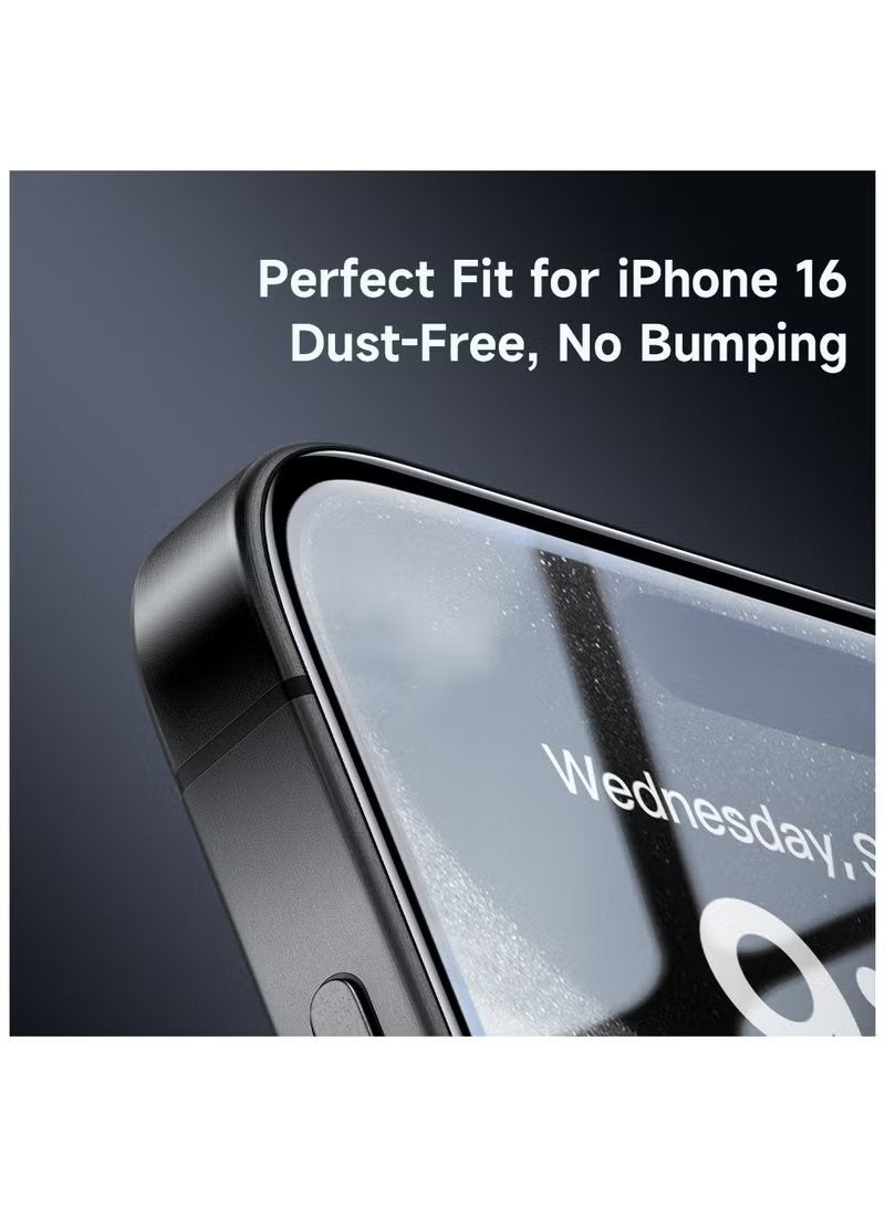 Mcdodo iPhone 16 Pro Screen Protector Tempered Glass HD Clarity Anti-Scratch Anti-Fingerprint Bubble-Free Case-Friendly 9H Hardness Ultra Thin Edge-to-Edge Coverage Easy Install Screen Guard Compatible with iPhone 16 Pro for Maximum Protection and Crystal Clear Display - Image 4