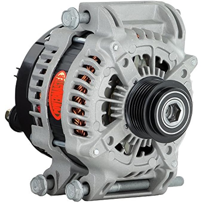 41576 Alternator (Denso Natural 245A 6 grv Pulley Dodge/Jeep 2011-15 5.7L, 6.4L Ext Regulated Hairpin Upgrade), 1 Pack