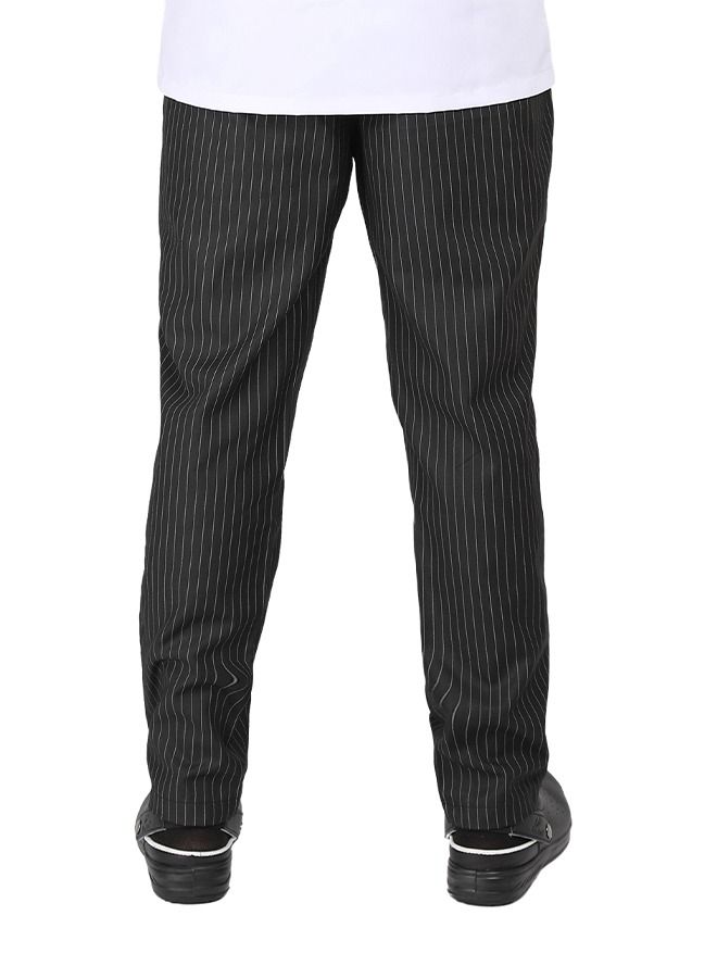 يانيك معطف سترة الشيف بأزرار لؤلؤية سوداء، قطن مسامي، قابل للغسل والارتداء، متين - Image 2