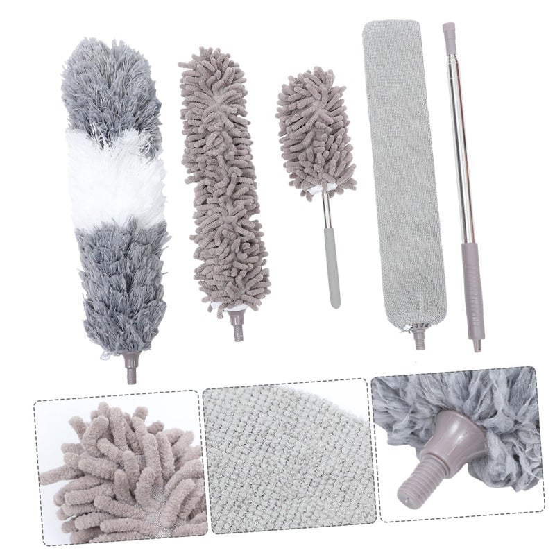 Telescopic Ceiling Duster Brush Double Chenille Microfiber for Cleaning Sofas Tables Fans Cars - Image 5