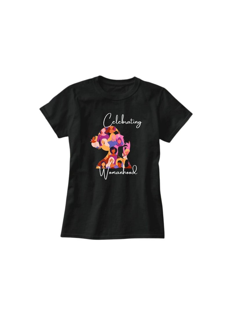 PRINTSHOP4ME International Women’s Day T-Shirt For Women–Short Sleeve Round Neck Cotton T-Shirt–Gift For Women’s Day Events And Celebrations  - Image 3