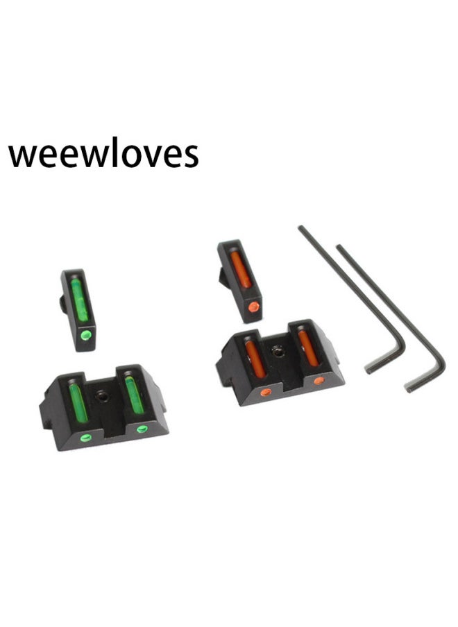 Generic - Glock Glock Sight Glock Fiber Optic Front And Rear Sight Sight Alignment Tactical Accessories-Product Specifications:Green Red - Image 1