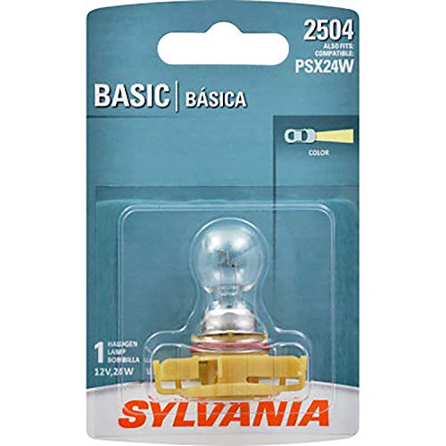 SYLVANIA - 2504 Basic - Incandescent Halogen Light Bulb for Fog and Daytime Running Lights (Contains 1 Bulb) - Image 1