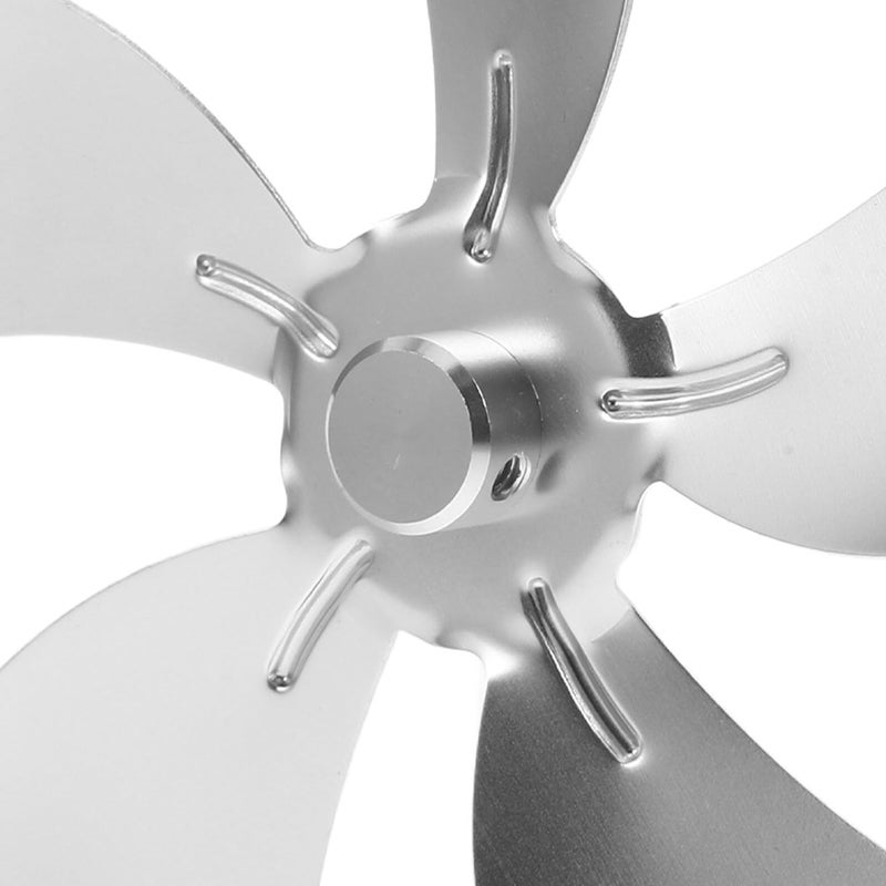 Mini Fireplace Fan With 5 Aluminum Alloy Blades 125mm Diameter For Home Heating - Image 4
