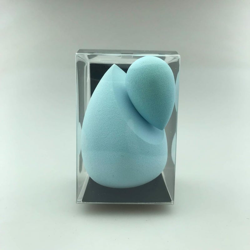 Generic Makeup Sponge Set - 2 PCS Professional Beauty Blender Sponges for Foundation - Concealer, Eyeshadow - For powder cream or liquid - Makeup Tools for Women and Girls - Beauty Gift Set - Latex free 