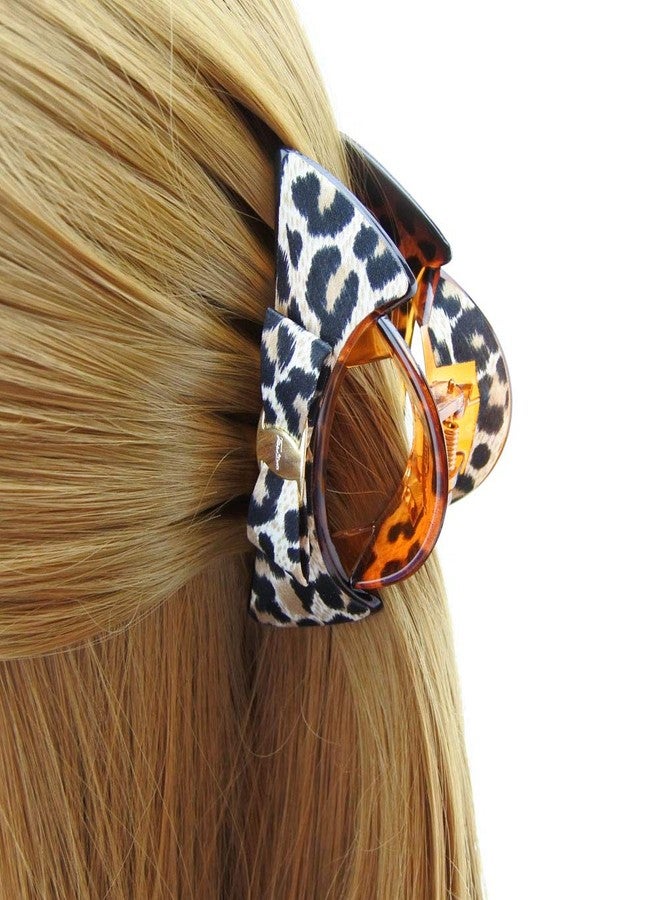 Meilliwish Beautiful Hair Claw Clip for Women 1 PCS(D92)(Leopard) - Image 2