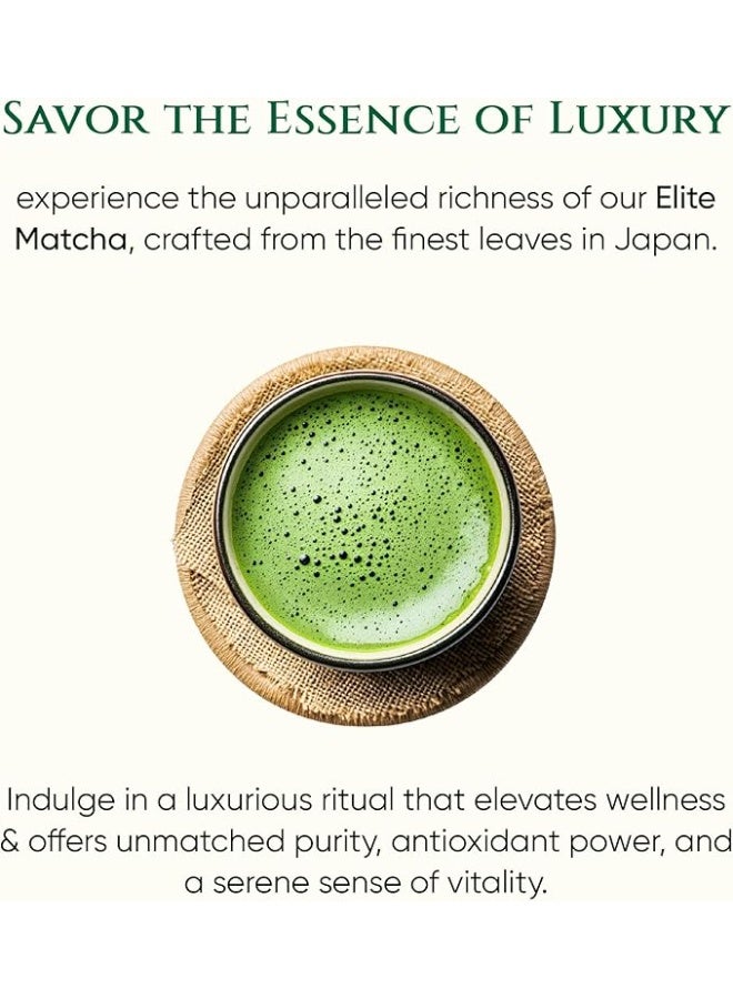 تينشا شاي ماتشا الاحتفالي من تينشا 100% نقي فائق الجودة مسحوق شاي ماتشا الأخضر الياباني ملعقة مجانية نباتي تم اختباره للإشعاع 50 جرام - Image 4