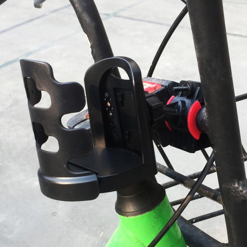 Happyyami 2pcs Adjustable Car Vent Cup Holders for Bicycle and Motorcycle, Multifunctional Drink Holder Compatible with Water Bottles, Outdoor Automotive Beverage Rack - Image 4