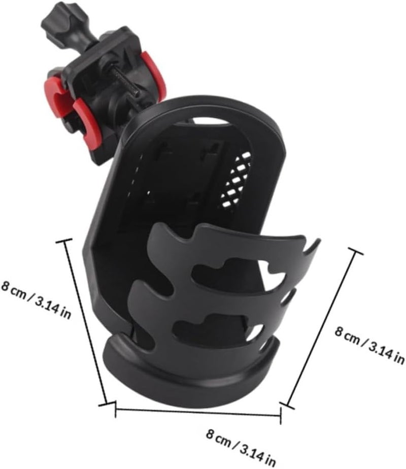 Happyyami 2pcs Adjustable Car Vent Cup Holders for Bicycle and Motorcycle, Multifunctional Drink Holder Compatible with Water Bottles, Outdoor Automotive Beverage Rack - Image 2