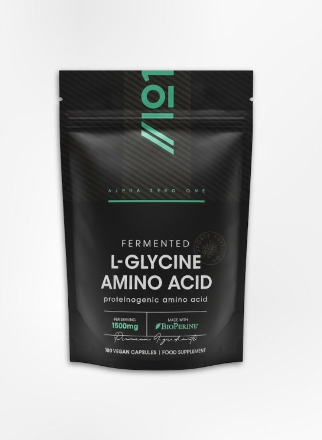 ALPHA01 L-Glycine 1500 mg – Supports Relaxation, Sleep Quality & Muscle Recovery, Made in UK, 180 Capsules - Image 4