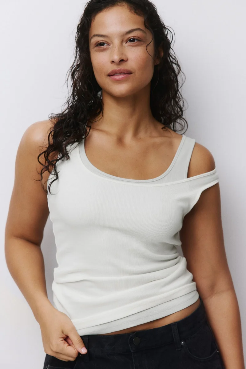 H&M 3-pack ribbed vest tops