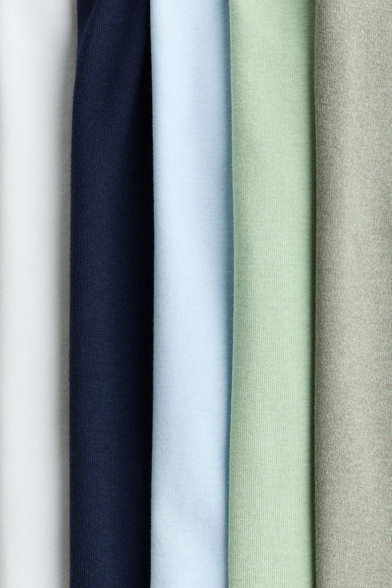 اتش اند ام بودي سوت من القطن - عبوة من 5 قطع