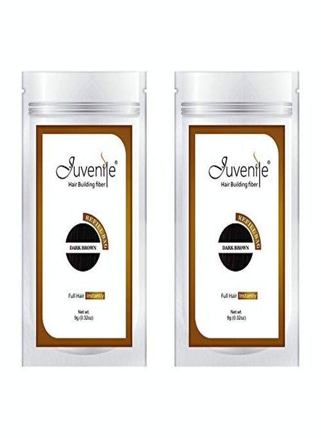 جوفينايل عبوة إعادة تعبئة ألياف الشعر باللون البني الداكن 18 غرام - Image 1