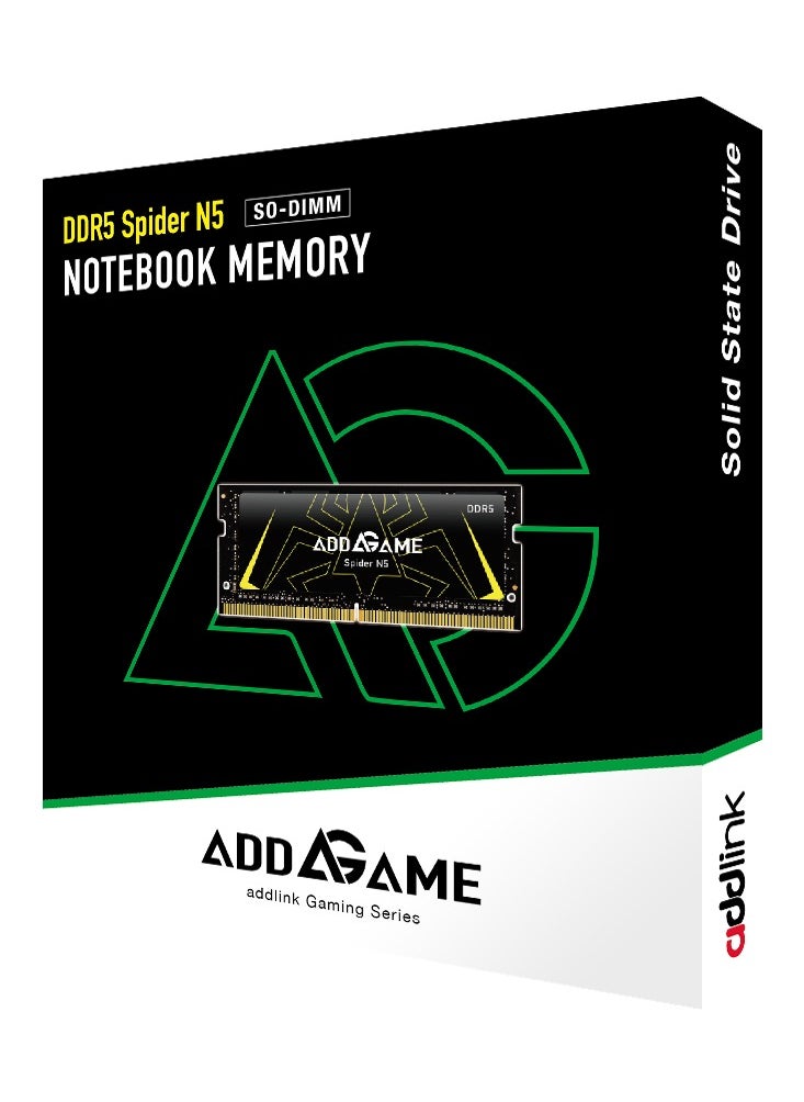 addlink SPIDER N5 DDR5 32GB RAM SODIMM Laptop Memory 5600MHz;CL46-46-46 1.1V SO-DIMM 262Pin for Laptop  - Image 4