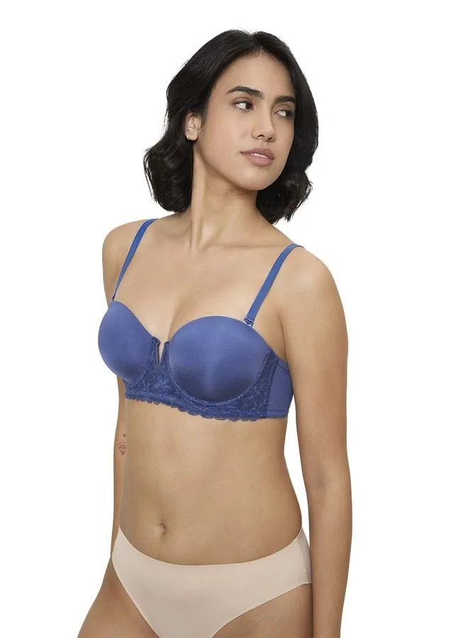 ترايامف Triumph Mirage Sheer Wired Detachable Padded Bra | Extra Stability and Support | Pack of 1 Cosmic Blue