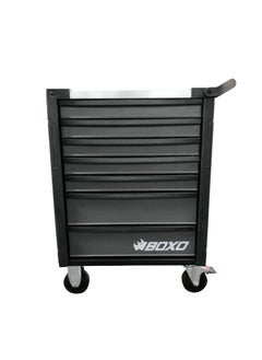 Boxo BOXO 7 Drawer Tool Trolley with Stainless Steel Worktop and MIS System (Empty) – Ideal for Auto Workshops to Organize and Protect Hand Tools  - Image 2