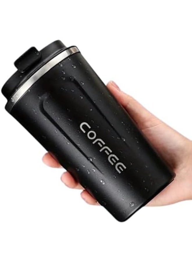 Thermal Mug With a Digital Screen to display the Temperature - Thermal Thermos - Reusable Travel Mug - Coffee Mug for Hot and Cold Drinks (Black) - Image 3